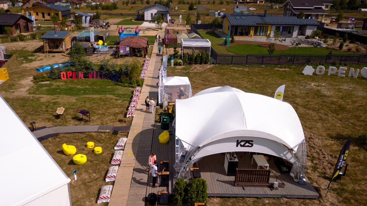 Наши партнеры компания KZS на выставке «Open Village» с 16 по 31 июля!