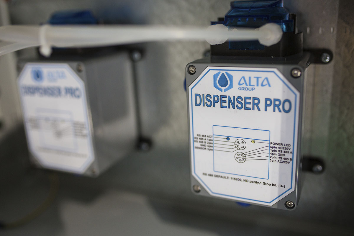 Новинка! Станция дозирования гипохлорита натрия Alta Chlorine